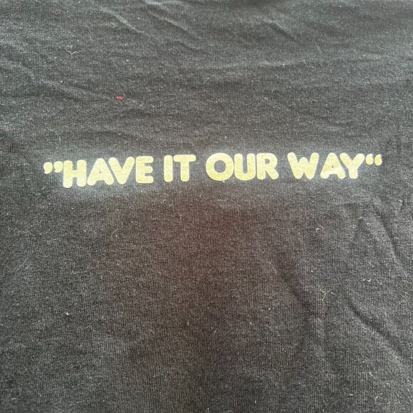 Limp Bizkut (sp?) Burger King Logo Black t-shirt Size XL - Picture 4 of 7